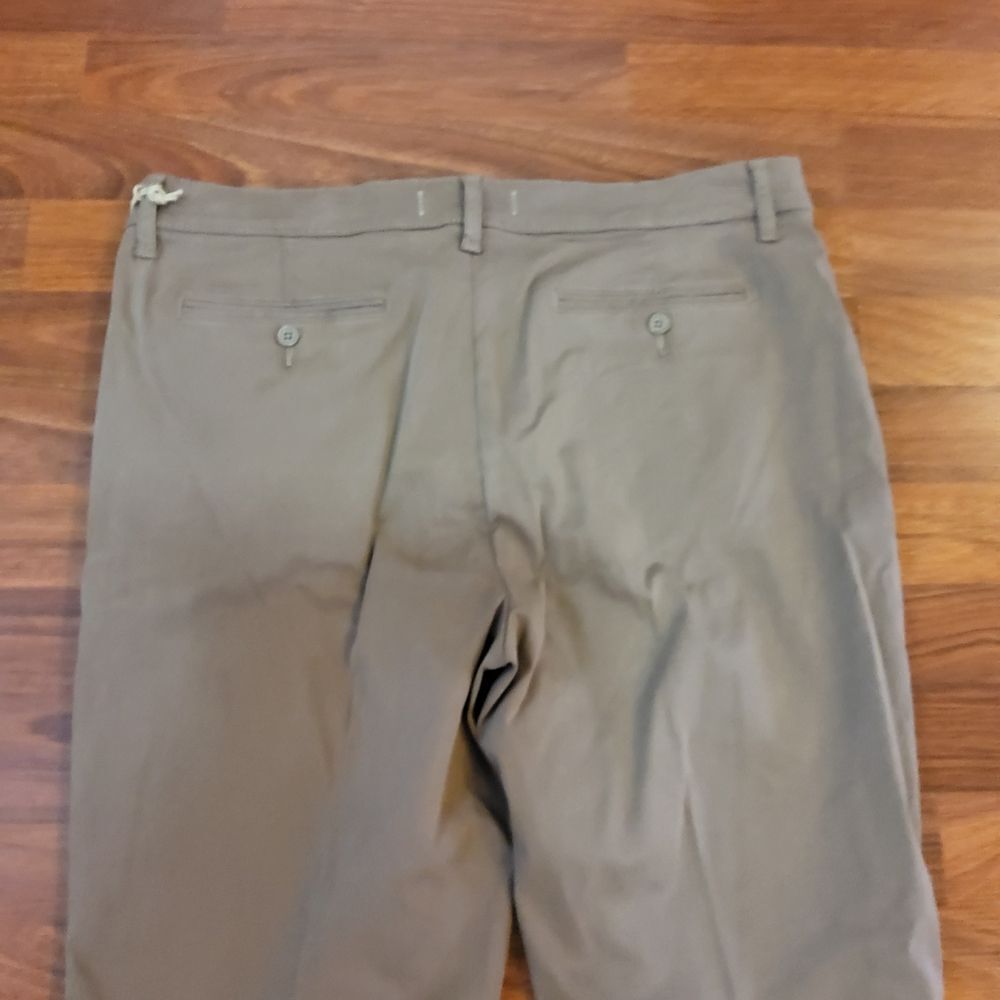 Lila Ryan The Jenalyn Bootcut Trousers Size 16 Taupe Grey - Picture 4 of 11